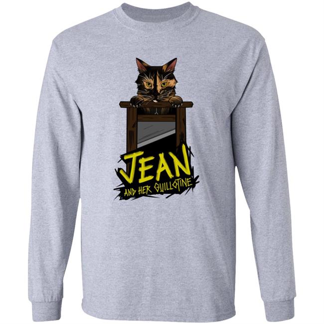 The Cat Jean And Her Guillotine Shirt Hawkmothmoon