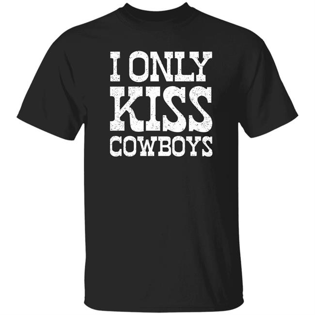 I Only Kiss Coowboys Shirt Presley Rose Velvet Elvis Store Kissin’ Cowboys Shirt