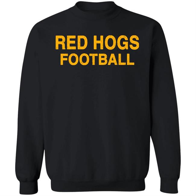 Red Hogs Football Shirt Sports Extra Red Hogs Football Shirt Sports Extra