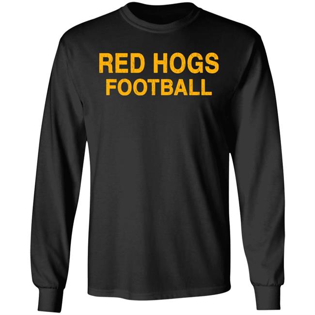 Red Hogs Football Shirt Sports Extra Red Hogs Football Shirt Sports Extra
