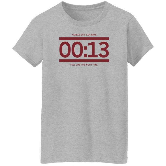 13 Seconds Chiefs Shirt Raygun Store Kansas City Can Make 13 Seconds Feel Like To Much Time Shirt 13 Seconds Chiefs Shirt Raygun Store Kansas City Can Make 13 Seconds Feel Like To Much Time Shirt