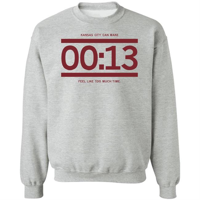 13 Seconds Chiefs Shirt Raygun Store Kansas City Can Make 13 Seconds Feel Like To Much Time Shirt 13 Seconds Chiefs Shirt Raygun Store Kansas City Can Make 13 Seconds Feel Like To Much Time Shirt