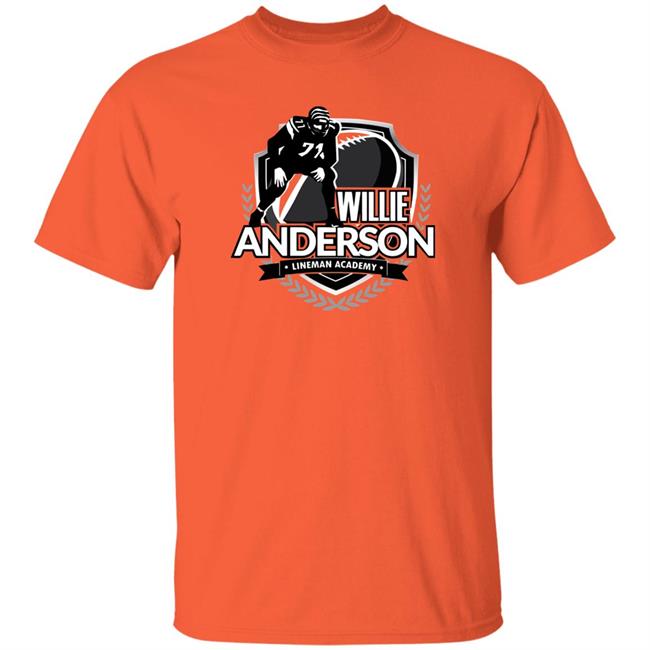 Willie Anderson Lineman Academy Shirt Marvin L James II