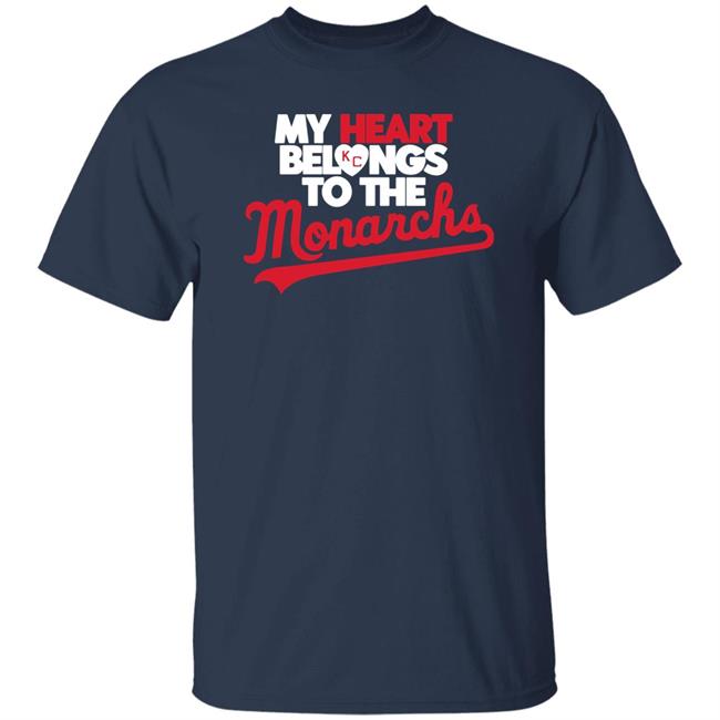 My Heart Belongs To The Monarchs Shirt Bob Kendrick