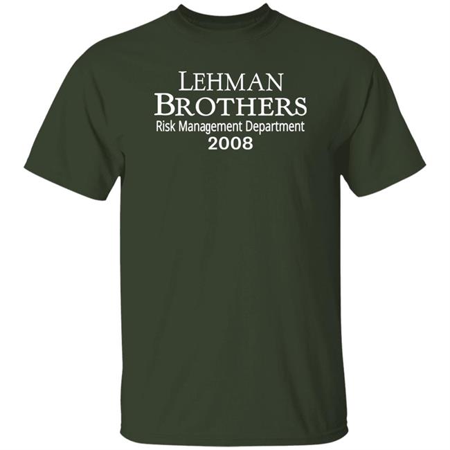 Lehman Brothers Risk Management Department 2008 Shirt Sarah Katilyn