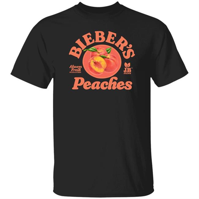 Bieber’s Peaches Jb Farms Shirt Jimena Bieber’s Peaches Jb Farms Alway Fresh Shirt