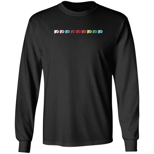 James van Riemsdyk Wearing Philadelphia Flyers Lgbt Long Sleeves T-Shirt