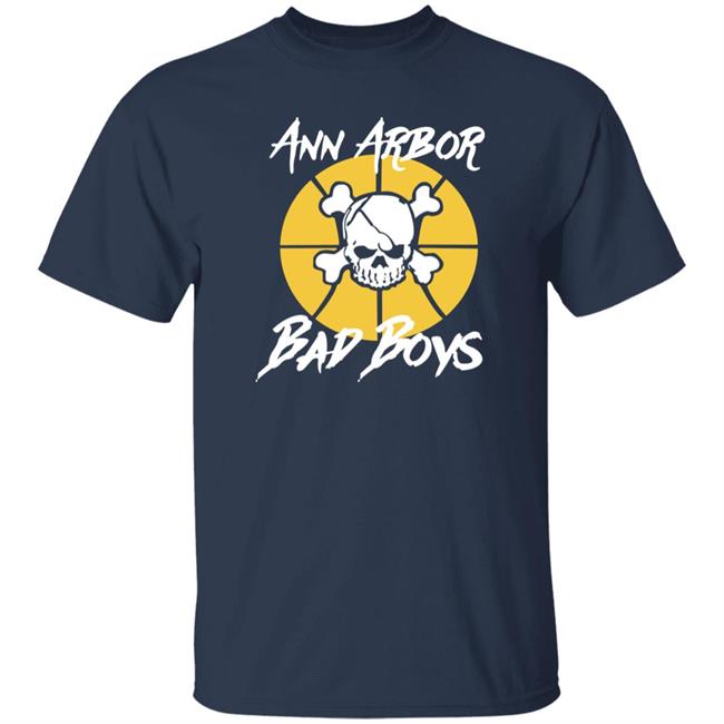 Ann Arbor Bad Boys Shirt Blue By Ninety Merch