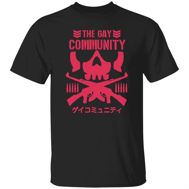 The Gay Community Shirt Gay Ant The Gay Community Bullet Club Shirt