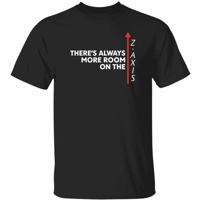There's Always More Room One The Z Axis Shirt Tested Store More Room On The Z Axis Shirt