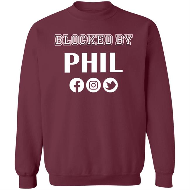 Blocked By Phil Shirt Hoodie Sweatshirt Phil Mickelson Blocked By Phil Shirt Hoodie Sweatshirt Phil Mickelson