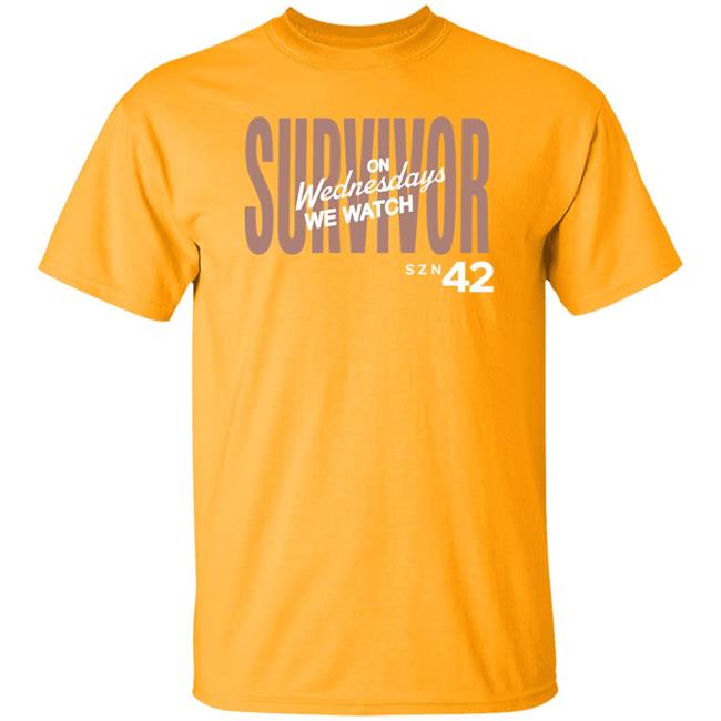 Survivor On Wednesdays We Watch Shirt Chanelle