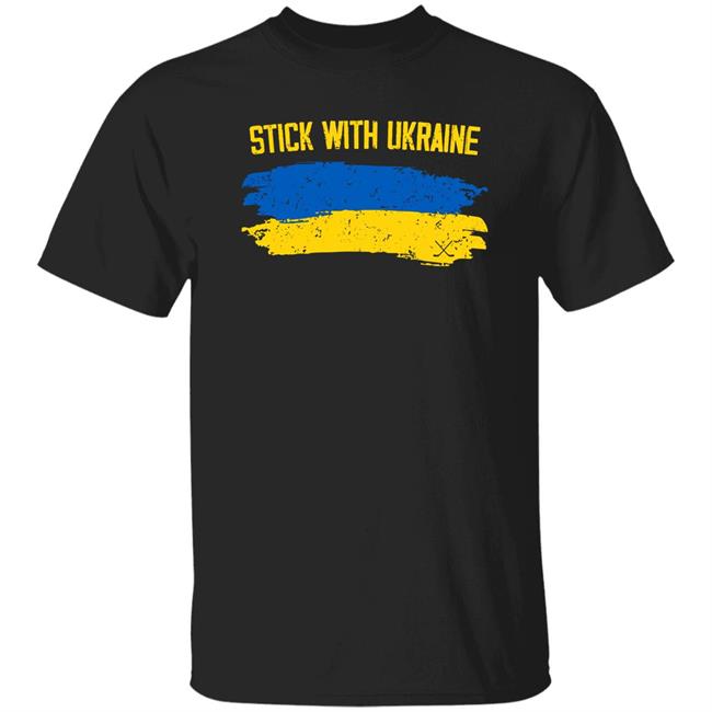 Everything Hockey Merch Stick With Ukraine Shirt