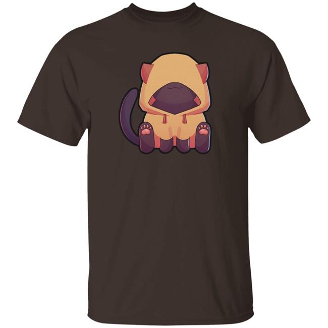 Wolfy The Witch Merch Wolfy Sitting Cat T-Shirt
