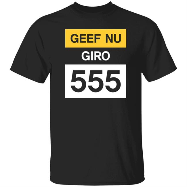 Geef Nu Giro 555 Shirt Jelle BrandtCorstius
