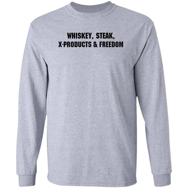 Whiskey Steak X Products Freedom Shirt Mrs. Ashley Whiskey Steak X Products Freedom Shirt Mrs. Ashley
