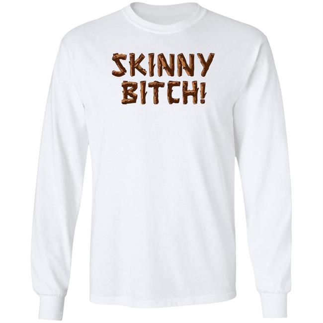 Skinny Bitch Shirt As Worn By Lindsay Lohan - Skinny Bitch Y2k Slogan Shirt Skinny Bitch Shirt As Worn By Lindsay Lohan - Skinny Bitch Y2k Slogan Shirt