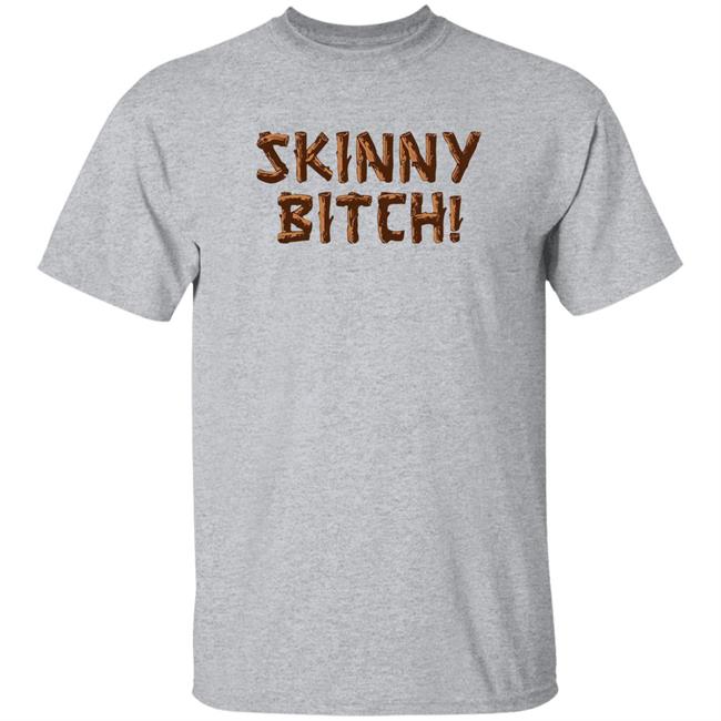 Skinny Bitch Shirt As Worn By Lindsay Lohan - Skinny Bitch Y2k Slogan Shirt Skinny Bitch Shirt As Worn By Lindsay Lohan - Skinny Bitch Y2k Slogan Shirt