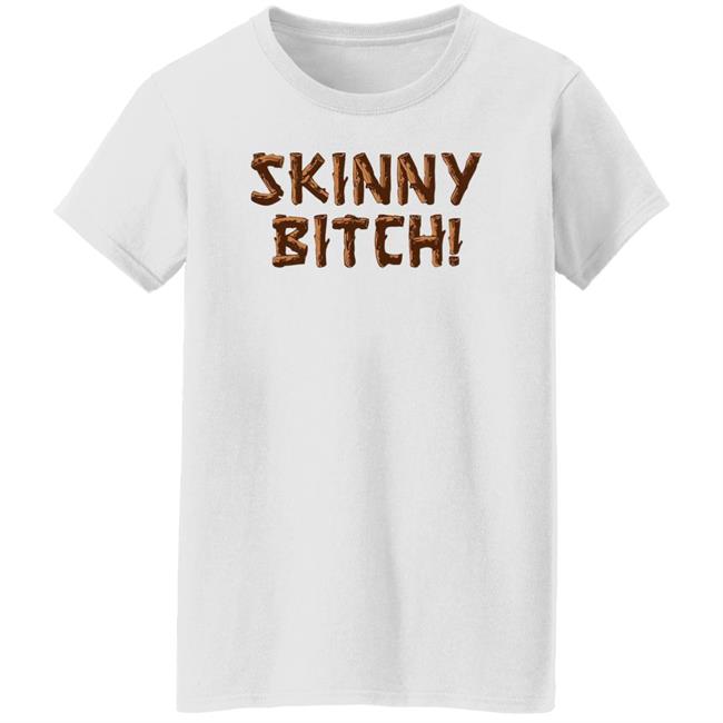 Skinny Bitch Shirt As Worn By Lindsay Lohan - Skinny Bitch Y2k Slogan Shirt Skinny Bitch Shirt As Worn By Lindsay Lohan - Skinny Bitch Y2k Slogan Shirt