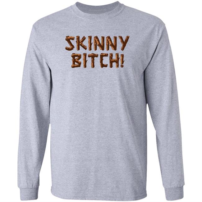 Skinny Bitch Shirt As Worn By Lindsay Lohan - Skinny Bitch Y2k Slogan Shirt Skinny Bitch Shirt As Worn By Lindsay Lohan - Skinny Bitch Y2k Slogan Shirt