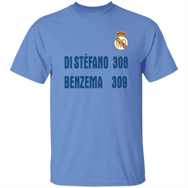 Karim Benzema Di Stéfano 308 Benzema 309 Shirt Real Madrid Madrid Zone Karim Benzema Di Stéfano 308 Benzema 309 Shirt Real Madrid Madrid Zone