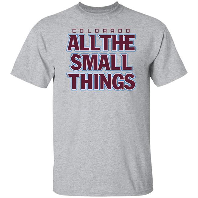 Colorado Hockey All The Small Things Shirt Breaking T
