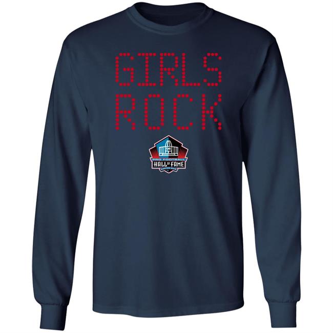 Profootballhof Store Hall Of Fame Youth Girls Rock Long Sleeve Tee Nick Nemeroff Hall Of Fame Youth Girls Rock Shirt
