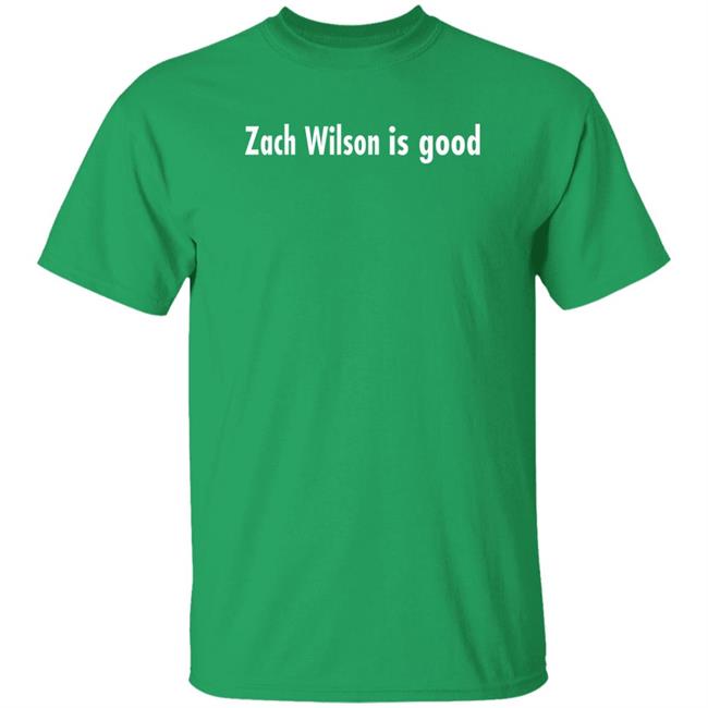 Zachary Wilson Zach Wilson Is Good Shirt Eric Suris