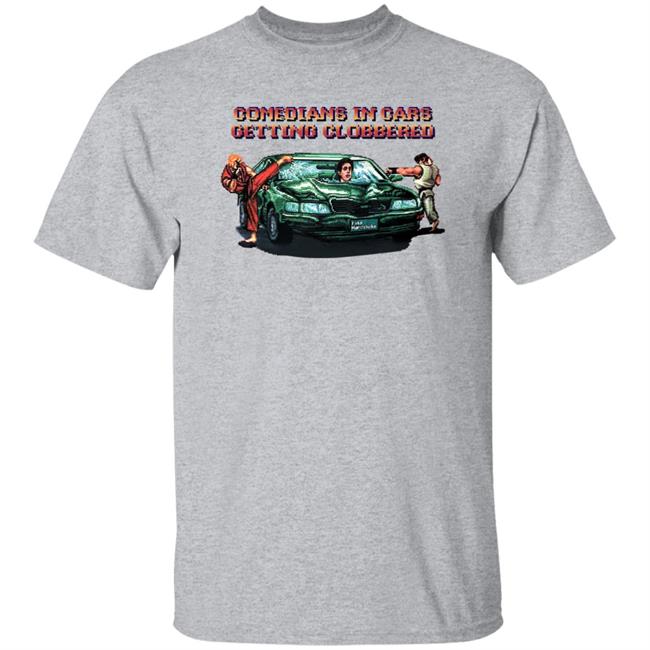 Comedians In Cars Getting Clobbered Shirt Fake Handshake Merch Clobbered Cars Shirt Comedians In Cars Getting Clobbered Shirt Fake Handshake Merch Clobbered Cars Shirt