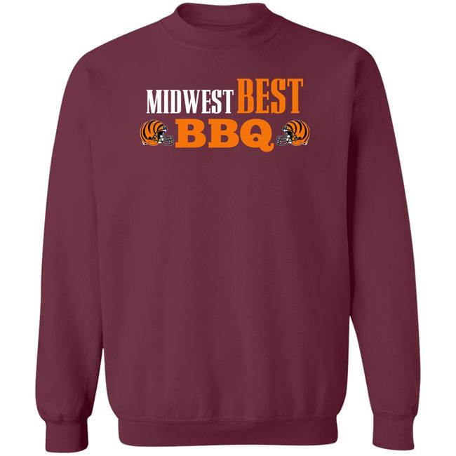 Midwest Best BBQ And Bengals Shirt Bengal Cincinnati Midwest Best BBQ Shirt Midwest Best BBQ And Bengals Shirt Bengal Cincinnati Midwest Best BBQ Shirt