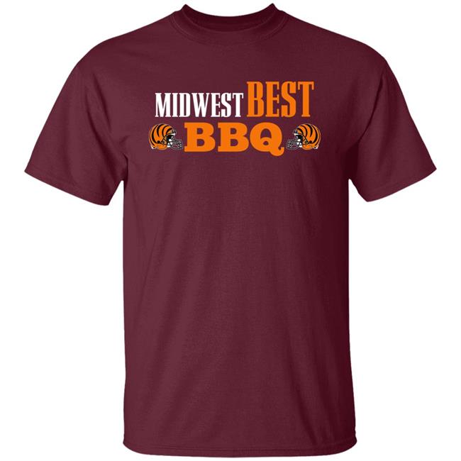 Midwest Best BBQ And Bengals Shirt Bengal Cincinnati Midwest Best BBQ Shirt Midwest Best BBQ And Bengals Shirt Bengal Cincinnati Midwest Best BBQ Shirt