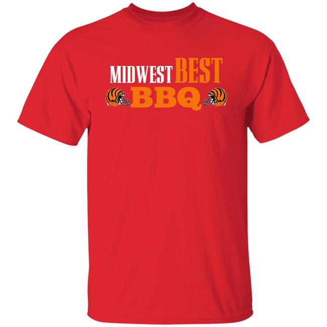 Midwest Best BBQ And Bengals Shirt Bengal Cincinnati Midwest Best BBQ Shirt Midwest Best BBQ And Bengals Shirt Bengal Cincinnati Midwest Best BBQ Shirt