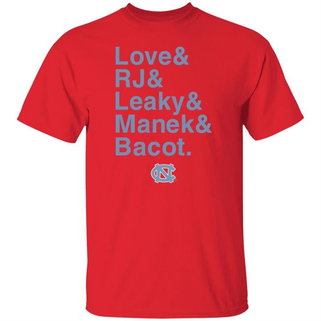 Breakingt Store Love & Rj & Leaky & Manek & Bacot Shirt Chewydstcarla Unc Basketball Breakingt Store Love & Rj & Leaky & Manek & Bacot Shirt Chewydstcarla Unc Basketball