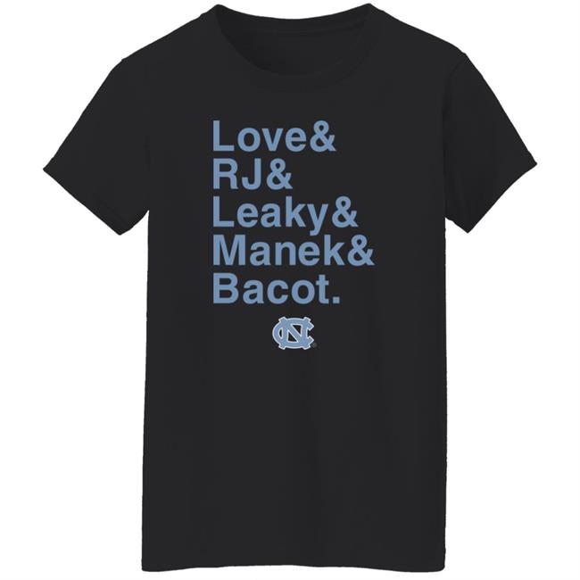 Breakingt Store Love & Rj & Leaky & Manek & Bacot Shirt Chewydstcarla Unc Basketball Breakingt Store Love & Rj & Leaky & Manek & Bacot Shirt Chewydstcarla Unc Basketball