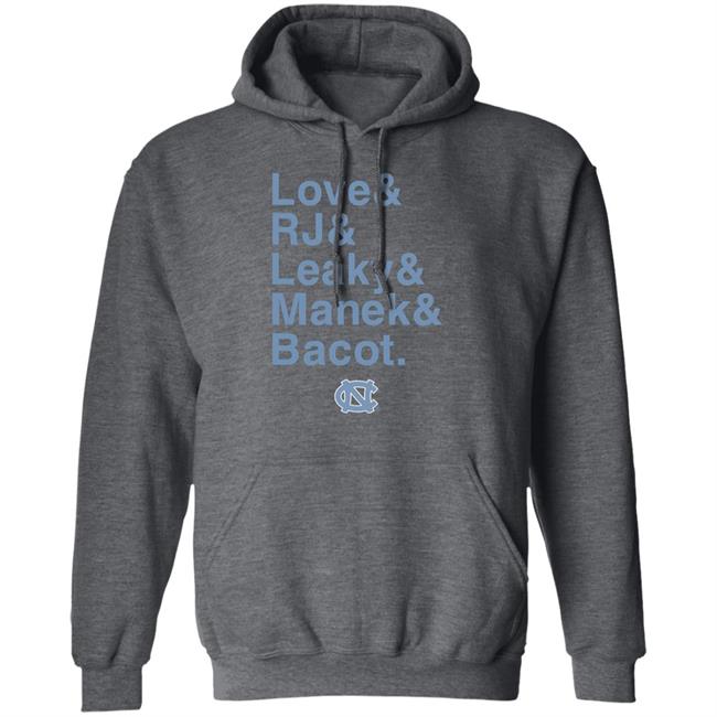 Breakingt Store Love & Rj & Leaky & Manek & Bacot Shirt Chewydstcarla Unc Basketball Breakingt Store Love & Rj & Leaky & Manek & Bacot Shirt Chewydstcarla Unc Basketball