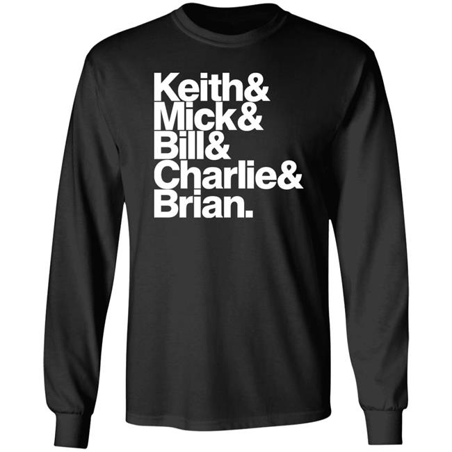 Experimental Jetset Keith Mick Bill Charlie Brian Long Sleeve Shirt