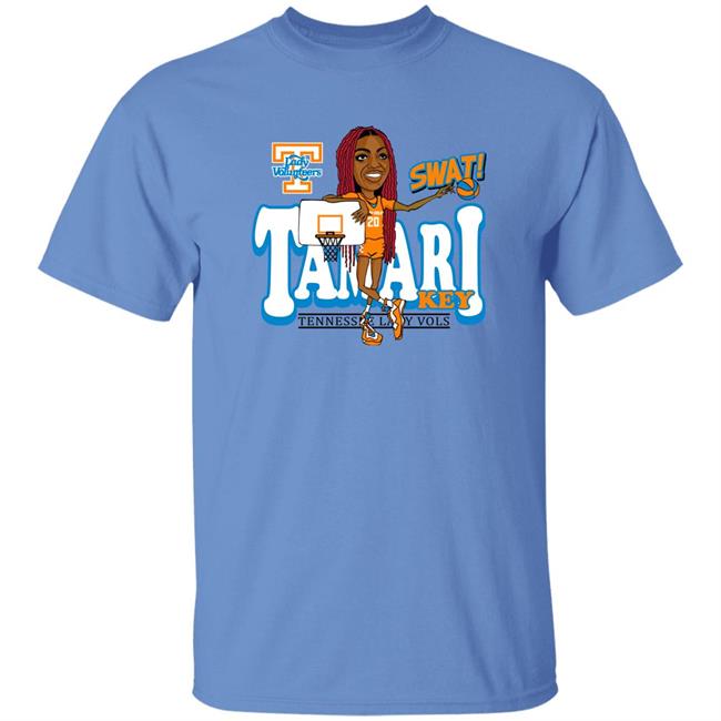 Lady Vols Tamari Key Caricature "SWAT" Shirt Orange Mountain Designs Merch Tennessee Volunteers