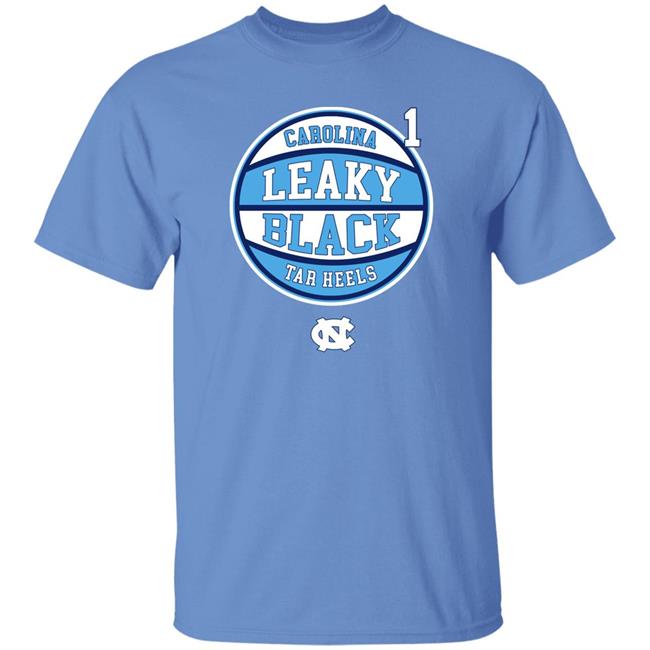 North Carolina Tar Heels Leaky Black #1 Basketball Shirt Johnnytshirt Store