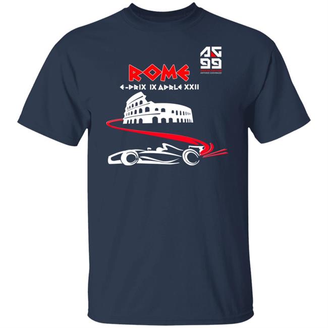 Rome E-Prix Ix Aprile Xxii Shirt The Megs 99 Antonio Giovinazzi