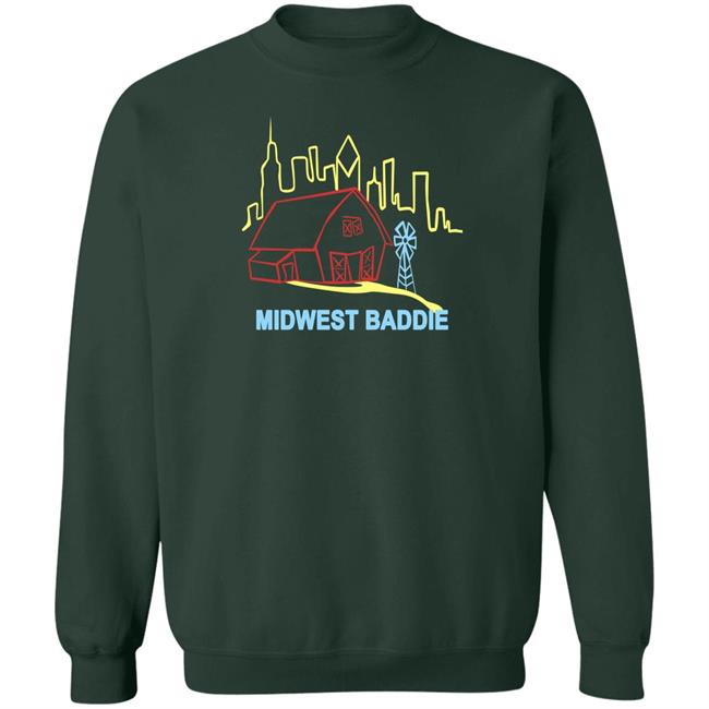 Midwest Baddie Sweatshirt Caucasian James Merch