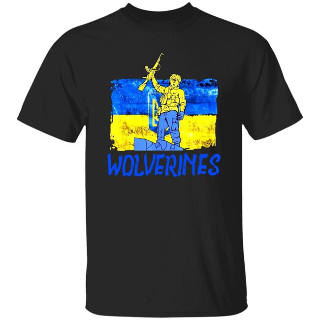 Adam Kinzinger Wearing Wolverines Love Ukrainian Soldiers Shirt Wolverines Ukraine's Red Dawn Support Ukrainian Army Shirt