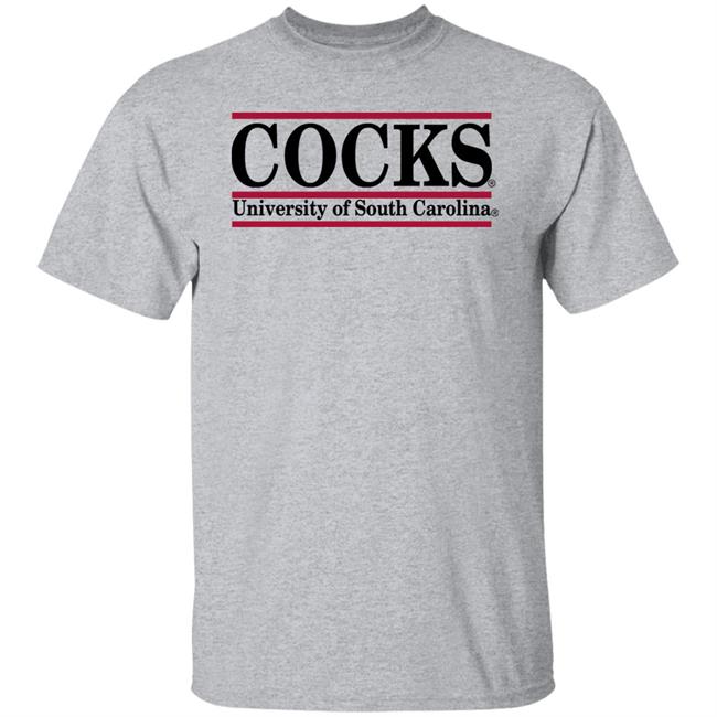 Jonn Patrick Wearing Cocks University Of South Carolina Shirt