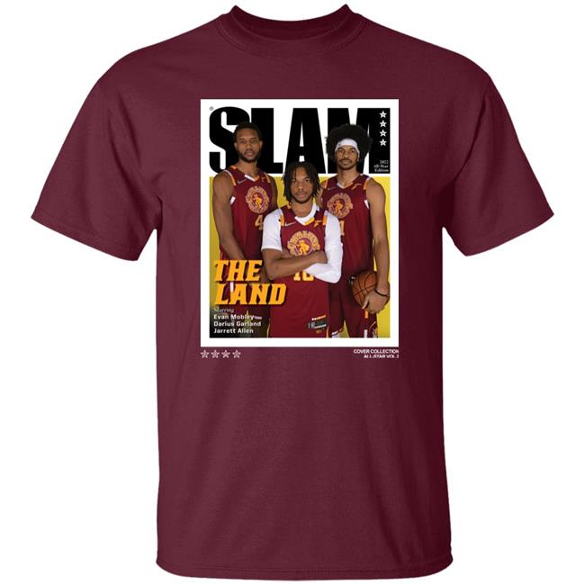 Slamgoods Merch Slam Cover All-Star Vol 2 The Land Mobley, Garland, Allen Shirt Gabb Goudy