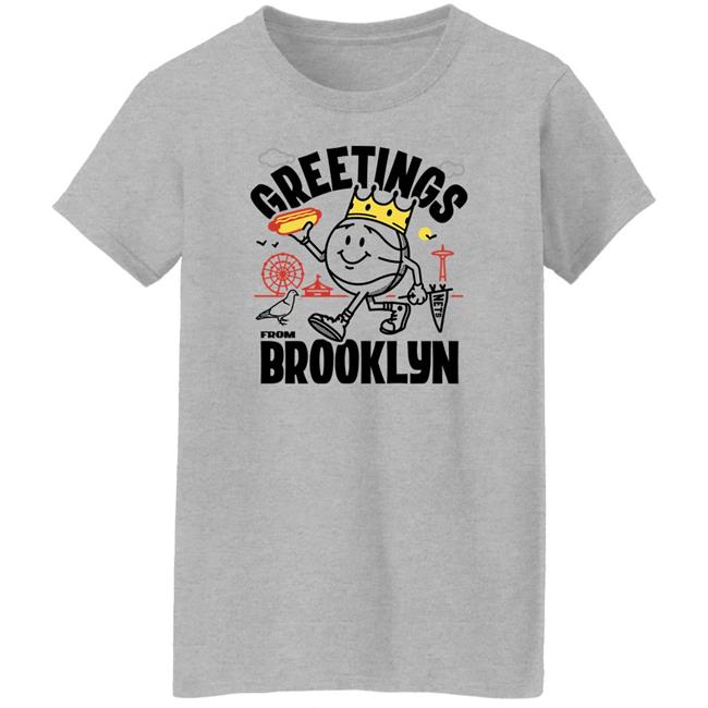 Greetings From Brooklyn Shirt Homefield Apparel Greetings From Brooklyn Shirt Homefield Apparel