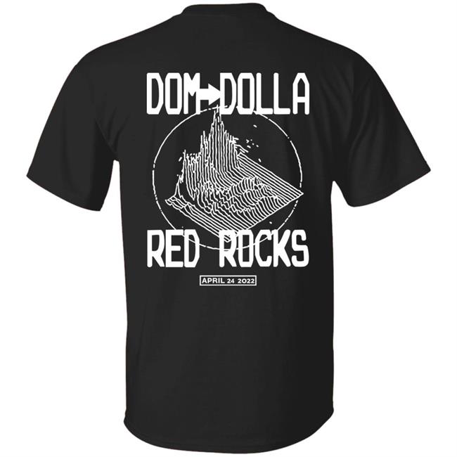 Dom Dolla Red Rocks Shirt Dom Dolla Red Rocks Merch