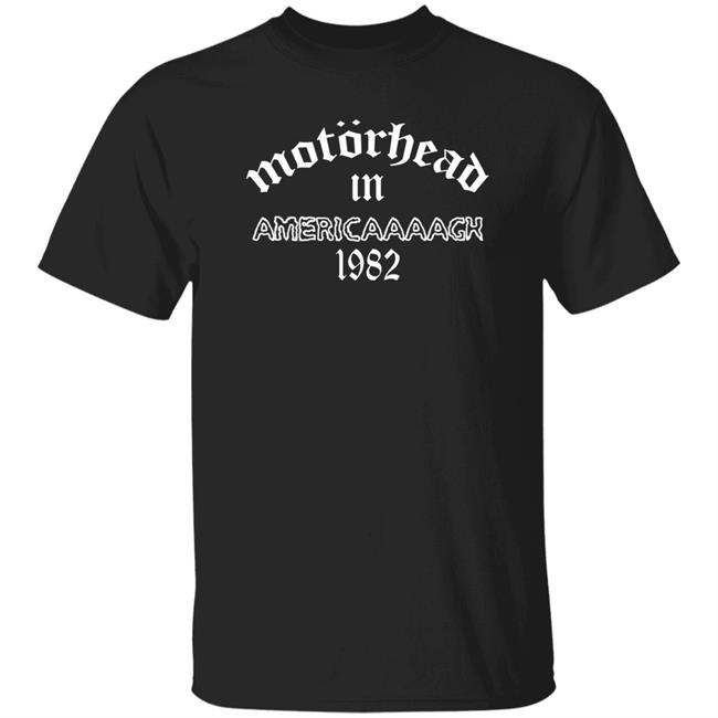 Motorhead In America 1982 Shirt Motörhead Band