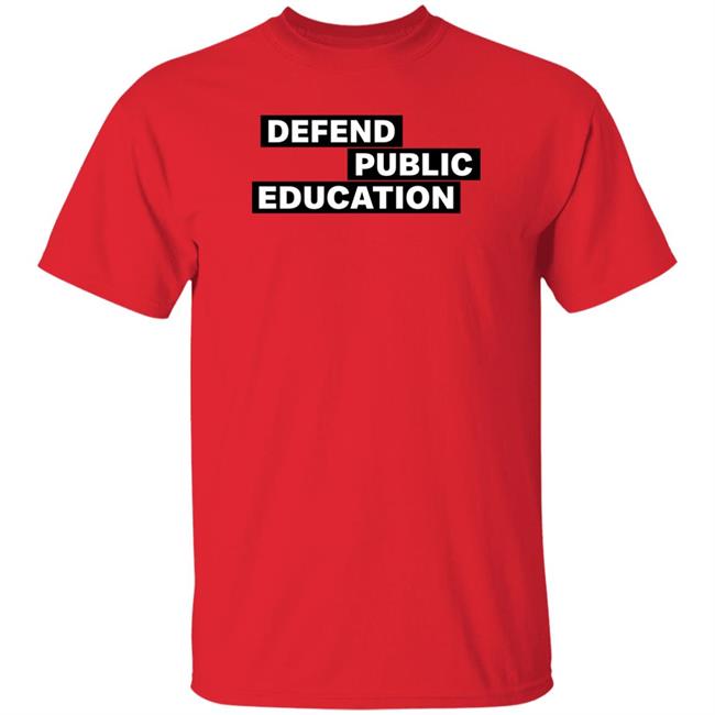 Jason Bradshaw Wears Defend Public Education Shirt Ontarioelection2022