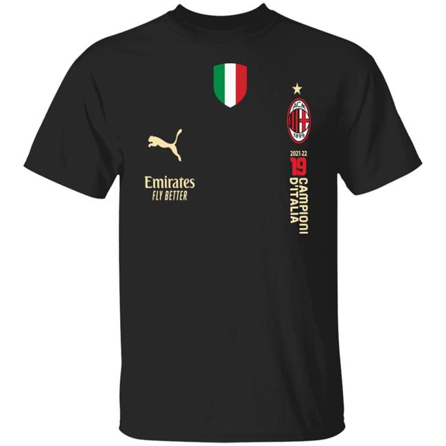 19 Campioni D'Italia Shirt AC Milan Store Fikayo Tomori