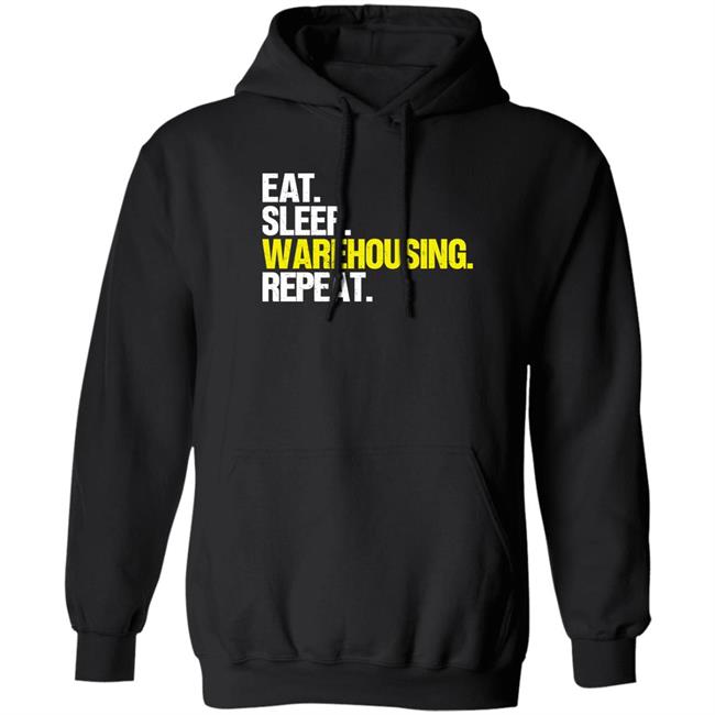 Jab50yen Eat Sleep Warehousing Repeat Hoodie