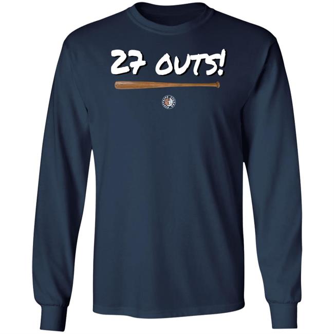 Joezmcfly Jomboy Media Merch Pinstripe Strong 27 Outs Shirt